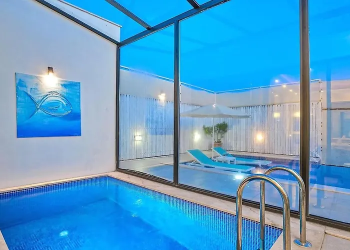 Uezuemlue 1 Bedroom Secluded With Private Pool Hot Tub * Калкан
