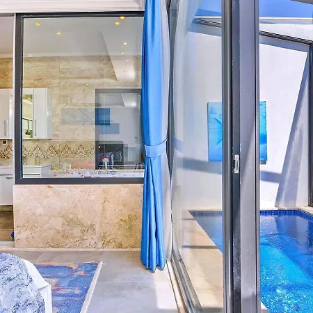 Villa Uezuemlue 1 Bedroom Secluded With Private Pool Hot Tub Kalkan
